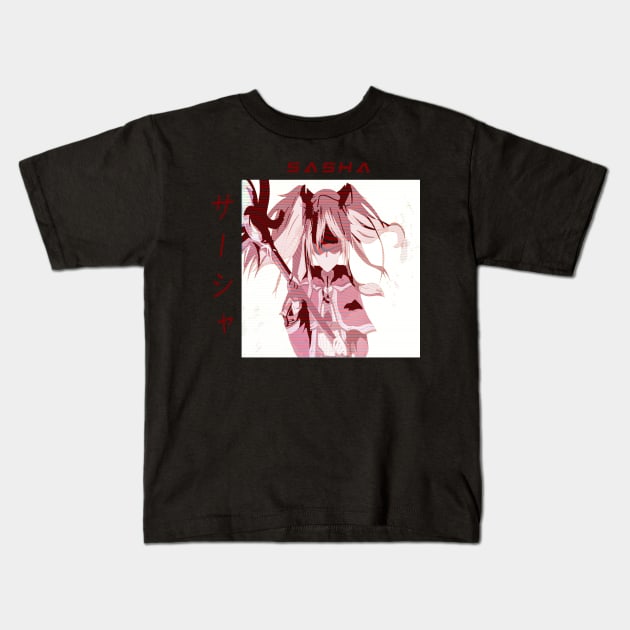 Maou Gakuin no Futekigousha ''SASHA'' V3 Kids T-Shirt by riventis66